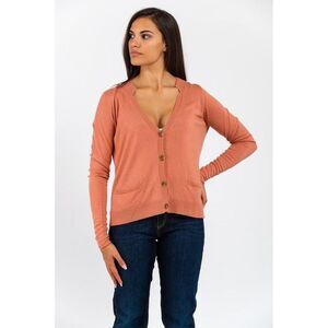 Gas Pink Viscose Women's Cardigan